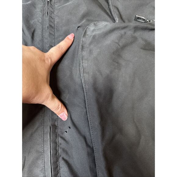 Tumi Men's Black Zip Up Tactical Traveler Packable Cargo Pocket Vest L Read Desc - Picture 11 of 16